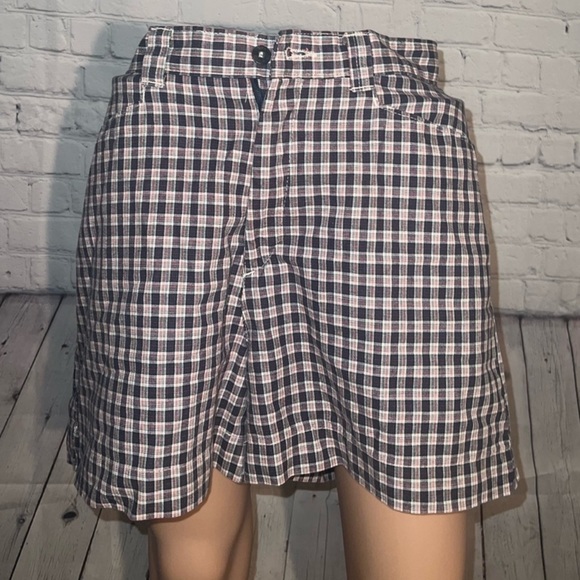 Lee Pants - Lee Casuals Blue & White Plaid Cargo shorts size 10